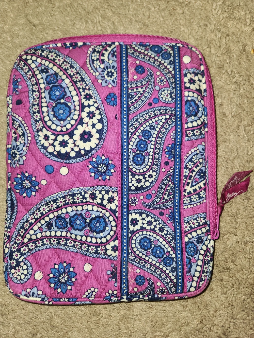 Vera Bradley Tablet Sleeve/Pouch Cover Case Boysenberry